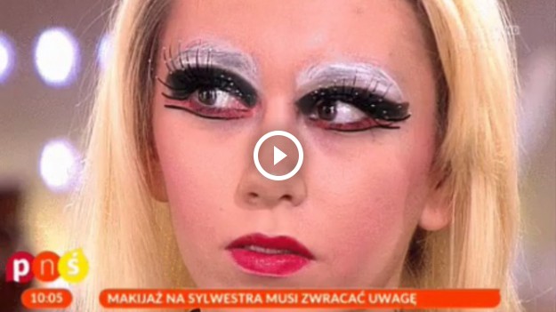 RMF Extra: Sylwestrowy hit Internetu! Makijażowa propozycja dla (bardzo) odważnych