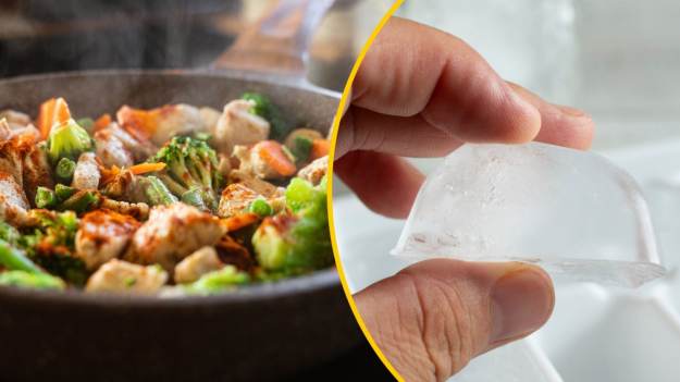 RMF Extra: Dlatego ludzie wrzucają kostkę lodu na rozgrzaną patelnię. To najlepsza metoda grillowania warzyw