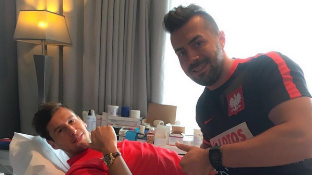 RMF Extra: EURO 2016: Bartłomiej Spałek - ten przystojniak dba o formę naszych Orłów!