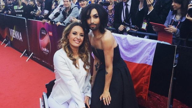 RMF Extra: Eurowizja 2015: Monika Kuszyńska i Conchita Wurst na czerwonym dywanie! 