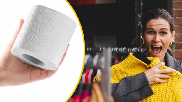 Włożenie papieru toaletowego do szafy to..