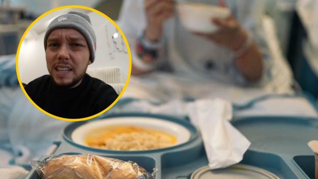 RMF Extra: Cała prawda o szpitalnym jedzeniu. Youtuber pokazał, czym karmili go po operacji