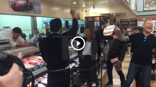 RMF Extra: Metallica zagrała "Enter Sandman" na... dziale mięsnym!