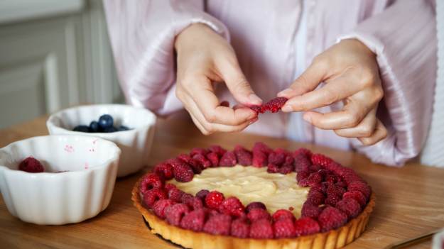 Biorę mascarpone i maliny. Robię idealną tartę na..