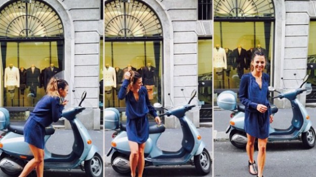 RMF Extra: Anna Lewandowska w Mediolanie. Zobacz zdjęcia! 