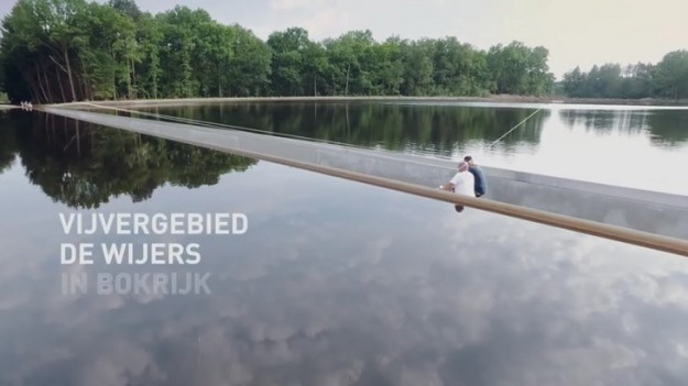 RMF Extra: W Belgii powstała wyjątkowa ścieżka rowerowa. Zobacz "Cycling through Water"