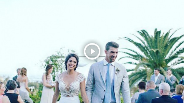 RMF Extra: Michael Phelps pokazał uroczy film ze swojego ślubu! Zobaczcie!