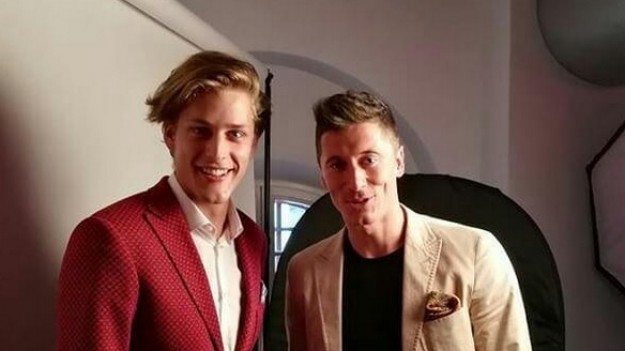 RMF Extra: Robert Lewandowski pracuje nad wrześniową kolekcją ubrań!  