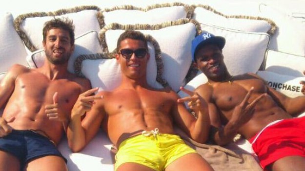 RMF Extra: Ronaldo wypoczywa z kolegami.