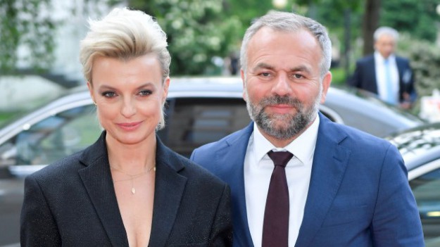 RMF Extra: Kasia Sokołowska na zdjęciu z partnerem i pupilem. "Wspaniałe towarzystwo, życzę dużo radosnych chwil z pupilem"