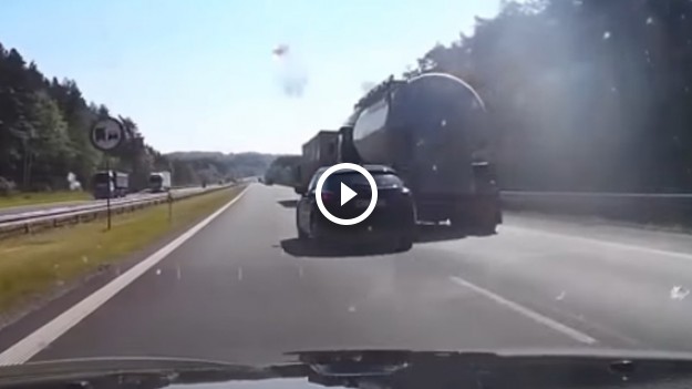 RMF Extra: Zobacz, co wyprawia ten cwaniak na autostradzie!