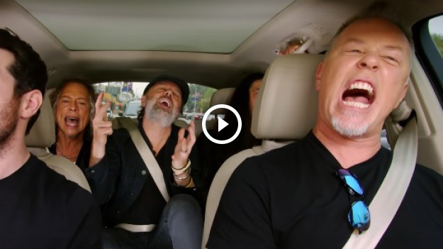 RMF Extra: Metallica śpiewa hit Rihanny w "Carpool Karaoke"!