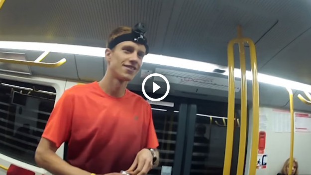 RMF Extra: Próbował ścigać się z warszawskim metrem - zobacz, kto wygrał!