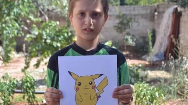 RMF Extra: "Jestem tu, ocal mnie": Syryjskie dzieci proszą o pomoc w przejmującej kampanii z ...Pokemonami 