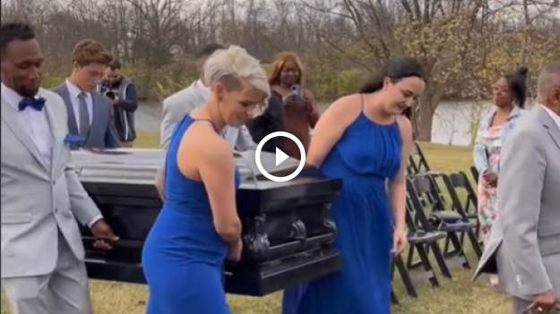 RMF Extra: Pan młody przyjechał na swój ślub w trumnie. Internauci oburzeni [WIDEO]