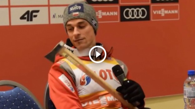 RMF Extra: Piotr Żyła mistrzem ciętej riposty! Po co mu ciupaga?