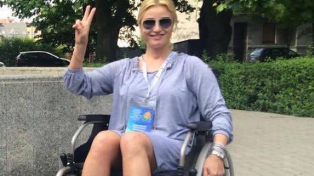 RMF Extra: Joanna Brodzik na wózku. Fani poruszeni