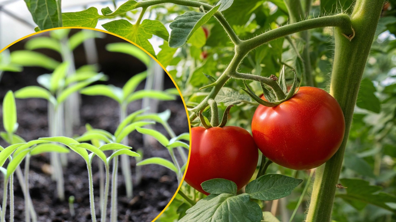 Wsyp pół łyżki do wody i podlej sadzonki pomidorów. Roślina będzie mieć latem grube łodygi