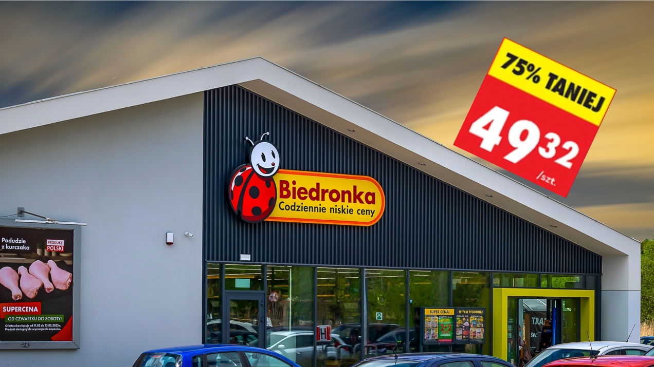 Od czwartku w Biedronce petarda. Przecena ze 199 zł na 49,32 zł