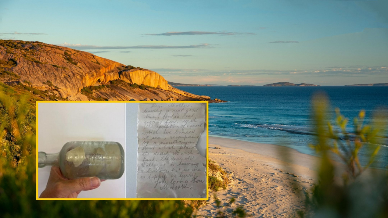 Sensacyjne znalezisko na plaży! Odkryto butelkę z listem dwóch żołnierzy z I wojny światowej