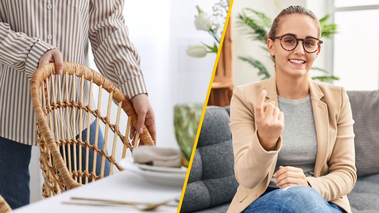 Zawsze wsuwasz krzesło pod stół? Psychologia tłumaczy, co oznacza takie zachowanie