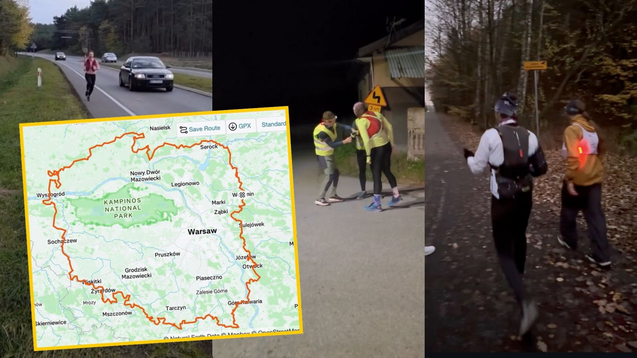 Białoruscy imigranci podziękowali Polsce za drugi dom. „Wybiegali” symboliczny gest z okazji Święta Niepodległości