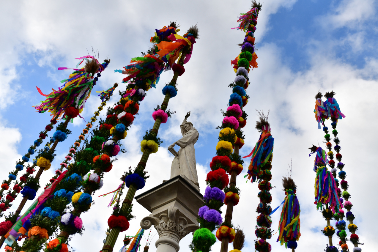 Rekordowa palma wielkanocna ma ponad 37 metrów. Od lat nikt nie jest w stanie jej przebić