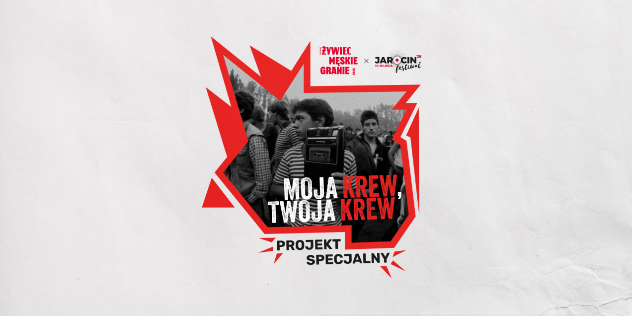 Moja krew, Twoja krew: MG X Jarocin. Projekt specjalny na Jarocin Festiwal 2026 i Żywiec Męskie Granie 2026!