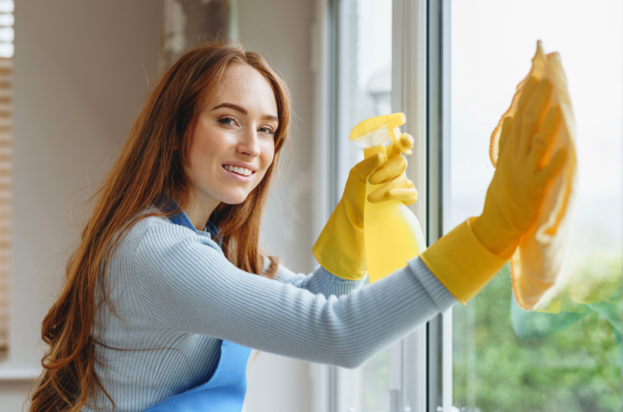 Najtańszy trik na lśniące okna. Wystarczy kilka kropel produktu z kuchni, by smugi zniknęły na dobre