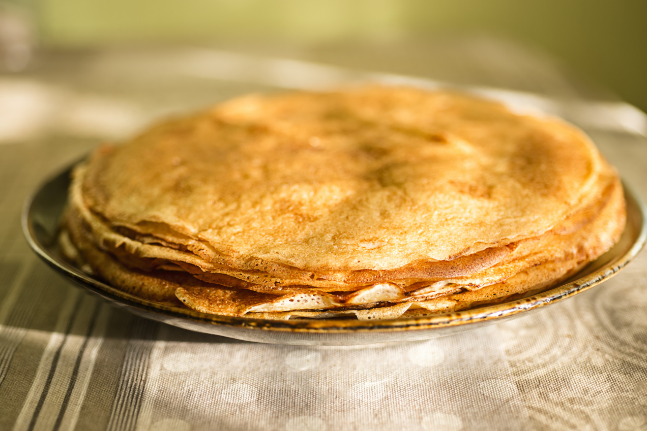 W przepisie zamieniam jeden składnik. Naleśniki wychodzą puszyste i lekkie