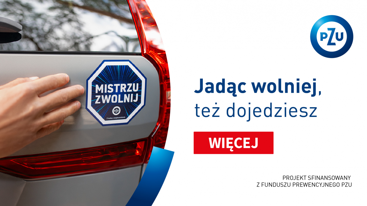 Jasny apel do kierowców: „Mistrzu, zwolnij”