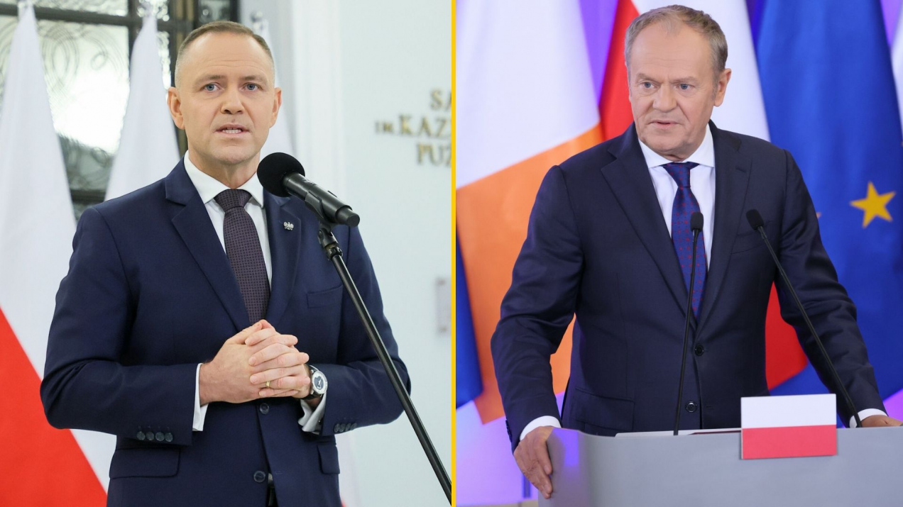 Nawrocki i Tusk też to robią! Ekspertka ujawnia, jak gesty zdradzają stres podczas wystąpień polityków. „Maskuje niepewność przez…”