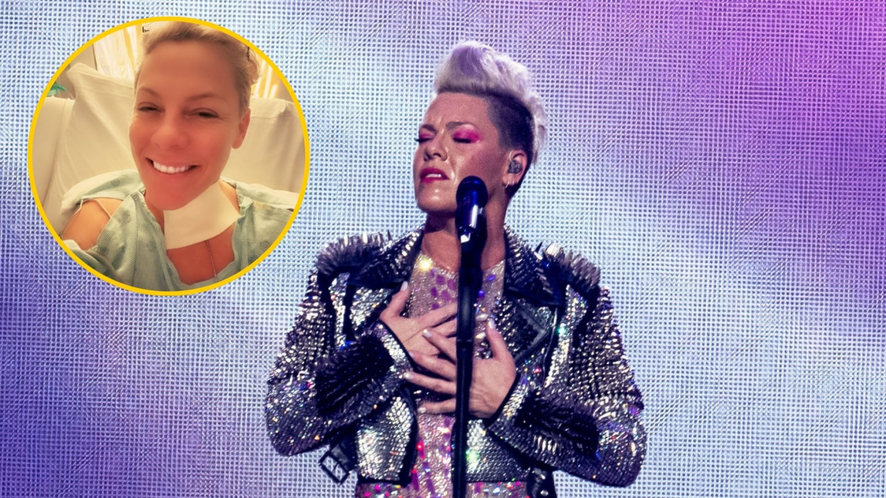 Piosenkarka Pink trafiła do szpitala. Nowy rok przywitała operacją