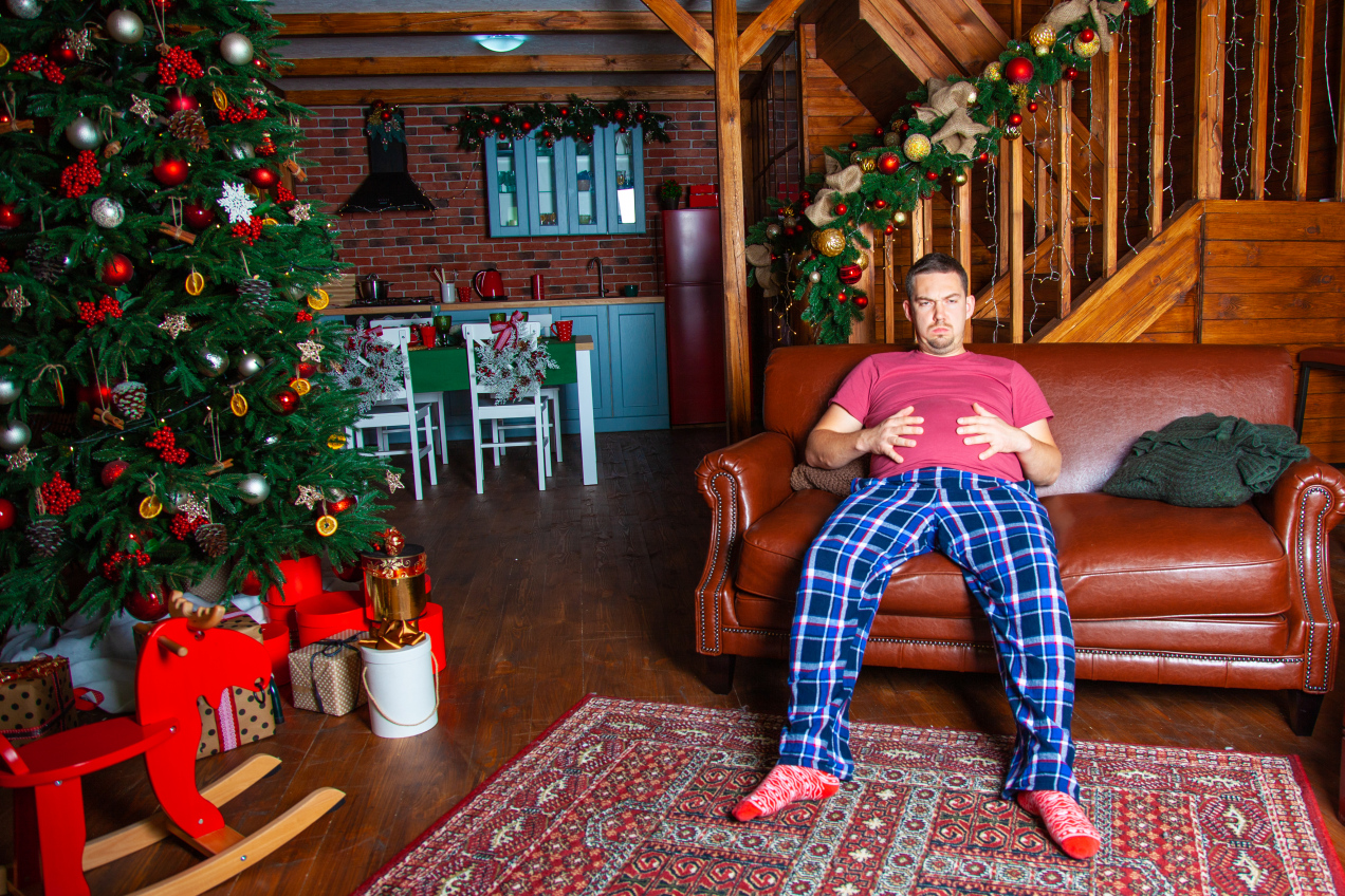 Jak poradzić sobie ze świątecznym przejedzeniem? Oto domowe sposoby