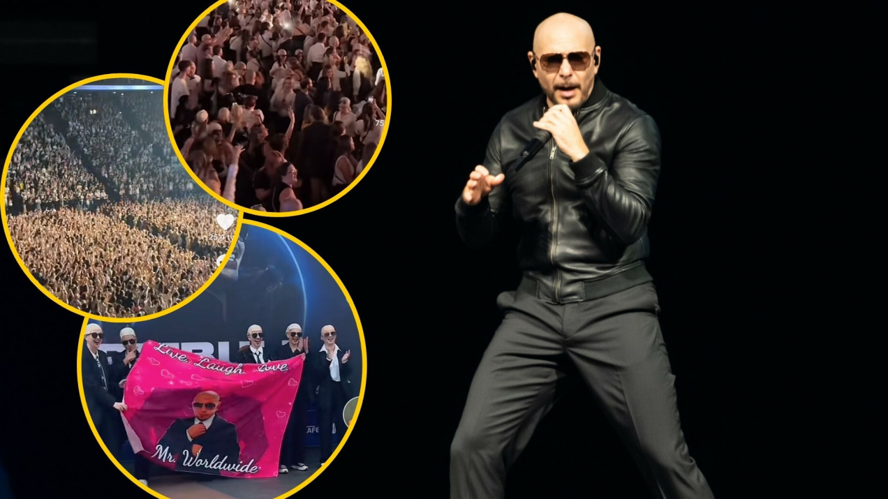 Pitbull już jutro w Polsce. Tak wyglądają jego koncerty - tysiące osób w łysych czepkach opanowuje areny!