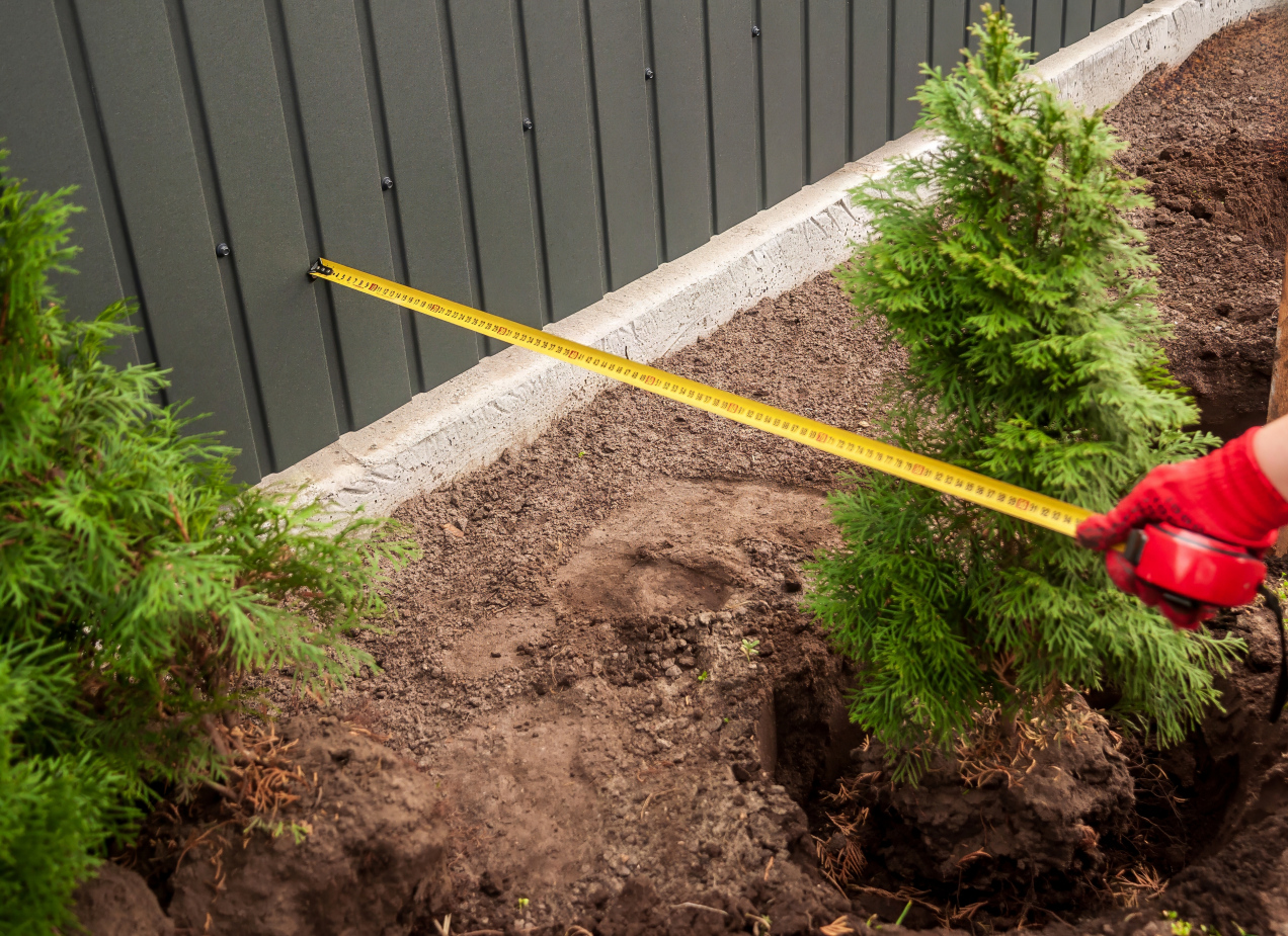W jakiej odległości od płotu sadzić tuje? Wielu Polaków może mieć problem. Mało kto o tym wie
