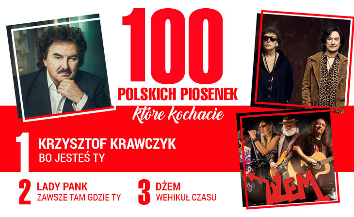Hvile Pidgin peeling 100 polskich piosenek, które kochacie"! Wielkim zwycięzcą przebój  Krzysztofa Krawczyka "Bo jesteś ty"! [LISTA] :: RMF FM