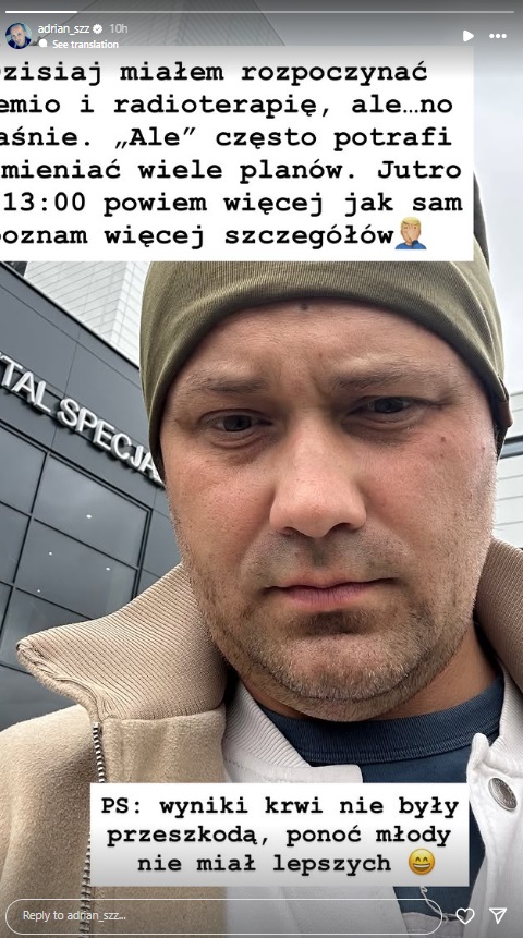 Adrian ze slubu od pierwszego wejrzenia