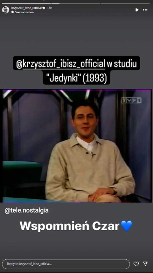 Krzysztof Ibisz w TVP