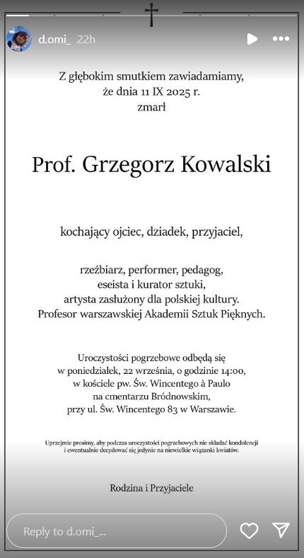 Dominik Kowalski na Instagramie