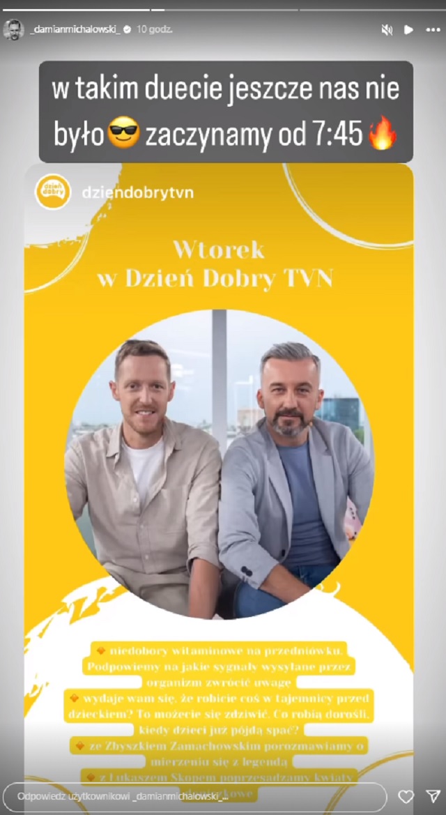 Dzień dobry TVN Instagram