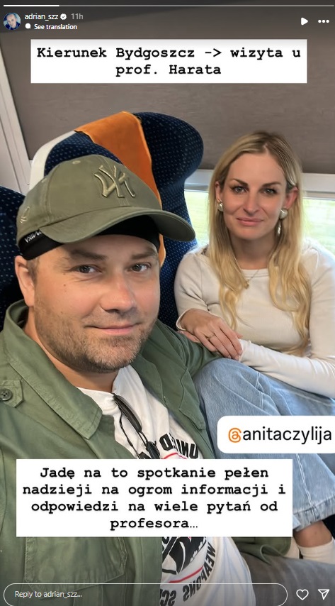 Adrian ze Ślubu od pierwszego wejrzenia na Instagramie