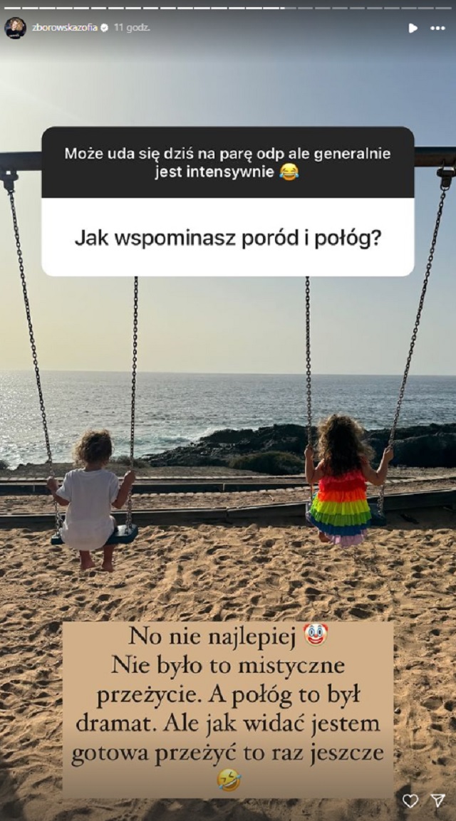 Zofia Zborowska na Instagramie