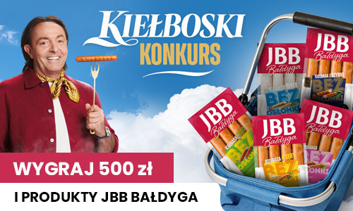 Wygraj 500 zł i zestaw produktów JBB Bałdyga!