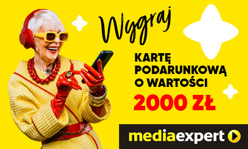 Wygraj kartę podarunkową o wartości 2000 złotych do Media Expert!