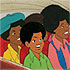 Kadr z kreskówki "The Jacksons"