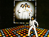 Okładka płyty ze ścieżką dźwiekową filmu "Saturday Night Fever"